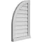 Ekena Millwork Quarter Round Top Left Surface Mount PVC Gable Vent w/ 2"W x 2"P Brickmould Sill Frame, 18"W x 28"H GVPQL18X2803SN - alternate 2